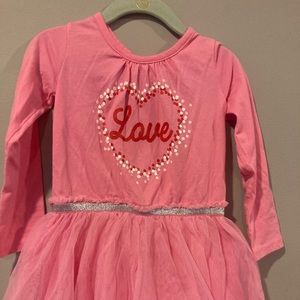 3T Valentines Tutu Dress Pink